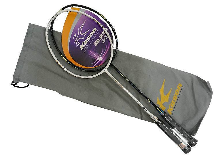 凯胜(kason)全能型羽毛球拍全碳素碳纤维单拍balance b110白色(已穿线