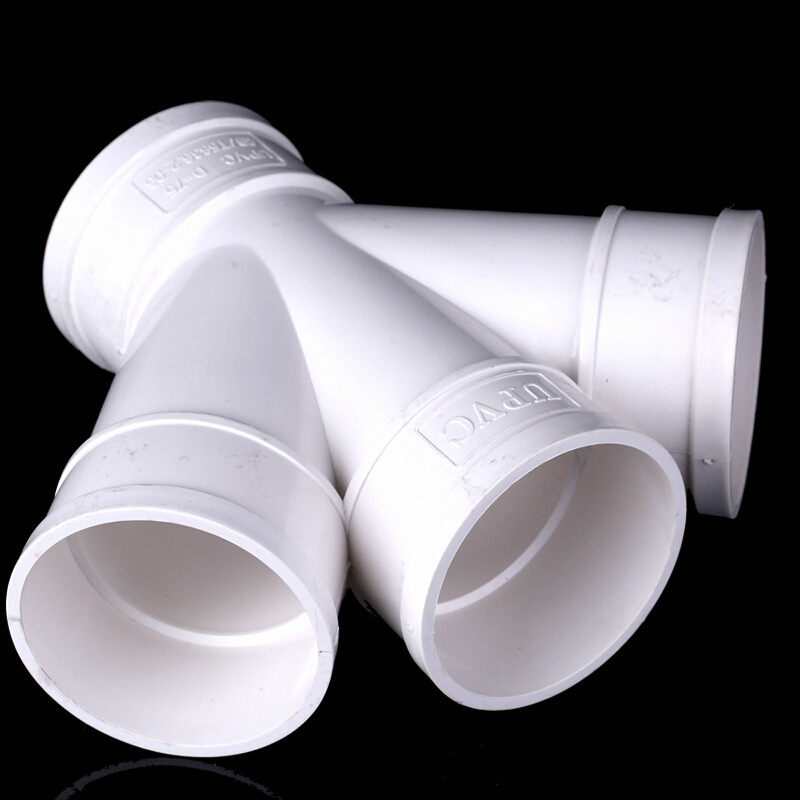 晨塑pvc排水斜四通 pvc斜四通